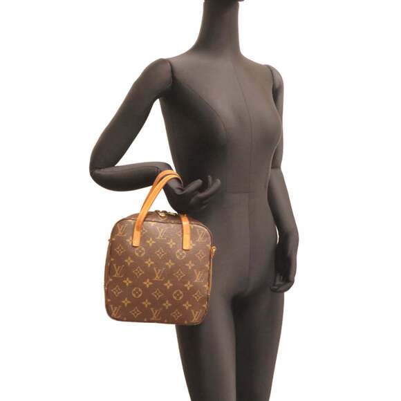 Louis Vuitton Spontini Women's Handbag M47500 Monogram Brown